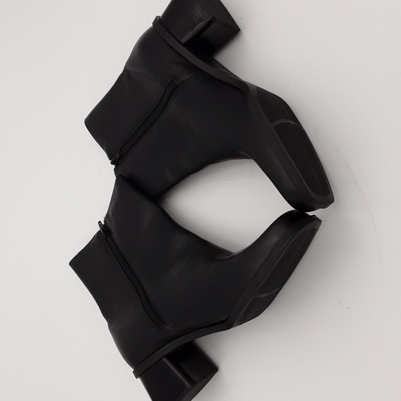 Naruralizer Elegant Black Women10.5M  Ankle Boots Leather Women Y2k Square Toe - Picture 13 of 13